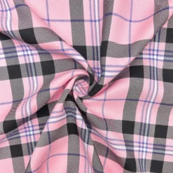 1 Pink Checkered Suiting Fabric