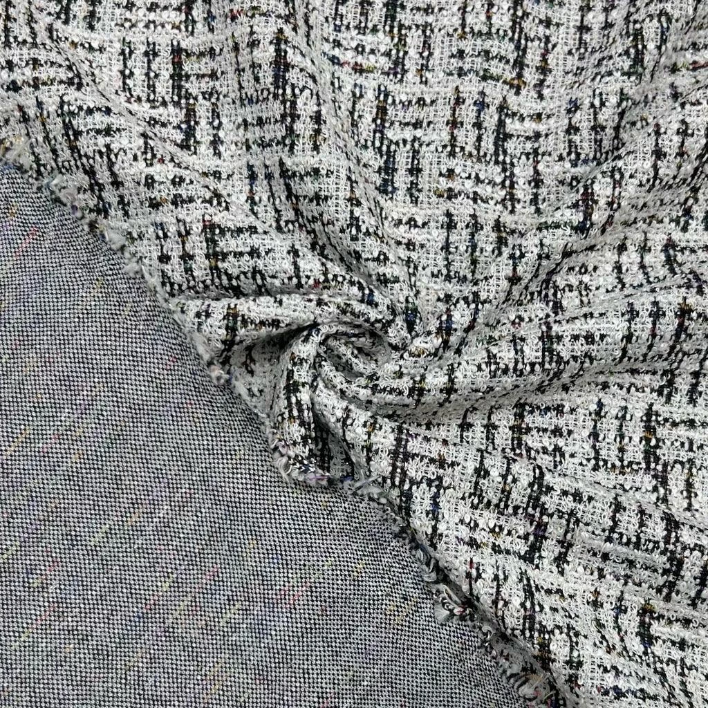 Multicoloured Threads Tweed Knit Fabric 6 Multicoloured Threads Tweed Knit Fabric - Image 6