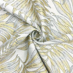 Metallic Leaves Furnishing Fabric 13 Metallic Leaves Furnishing Fabric -Ernst Fabric Store 408378DD 27B5 48BA 80C9 A5AE9B734F79