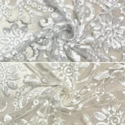 Floral Bridal Lace Fabric