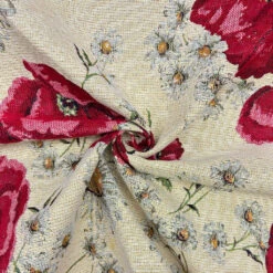 Daisies And Poppies Tapestry Fabric 6 Daisies And Poppies Tapestry Fabric -Ernst Fabric Store 43B20EEF 2F18 4575 B32F 73EF0D8FAF23