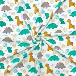 Smiling Dinosaurs French Terry Fabric -Ernst Fabric Store 447336F4 8E1A 4FAC A02D 7AFAC806261D