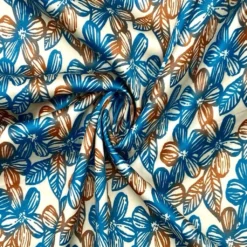 Floral Fantasy Cotton Satin Fabric -Ernst Fabric Store 44B37856 26BD 4321 9521 EE84DFA5C510