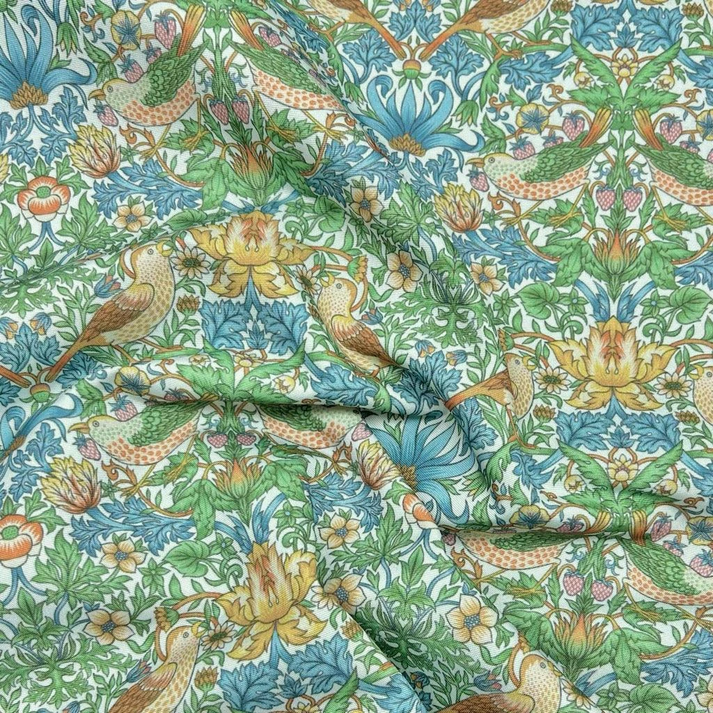 William Morris Garden Birds Water Resistant Fabric 4 William Morris Garden Birds Water Resistant Fabric - Image 4