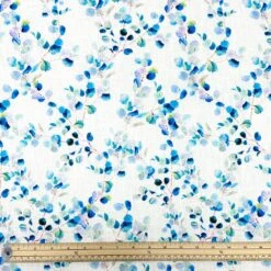 Blue Blossoming Branches Linen Blend Fabric -Ernst Fabric Store 453F3F6C 735D 4F48 85E1 1B4D7033E8C7