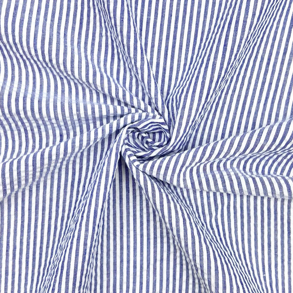 Small Stripes Seersucker Fabric 8 Small Stripes Seersucker Fabric - Image 8