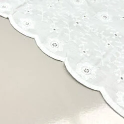 Delicate Blossom White Embroidered Cotton Fabric #13 -Ernst Fabric Store 45D4A392 D1E7 47EB 9071 22027D6BB442