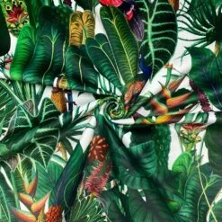 Parrots And Toucans Digital Velvet Fabric -Ernst Fabric Store 47A30ED2 54B7 4832 810D 6C0CB6115A42