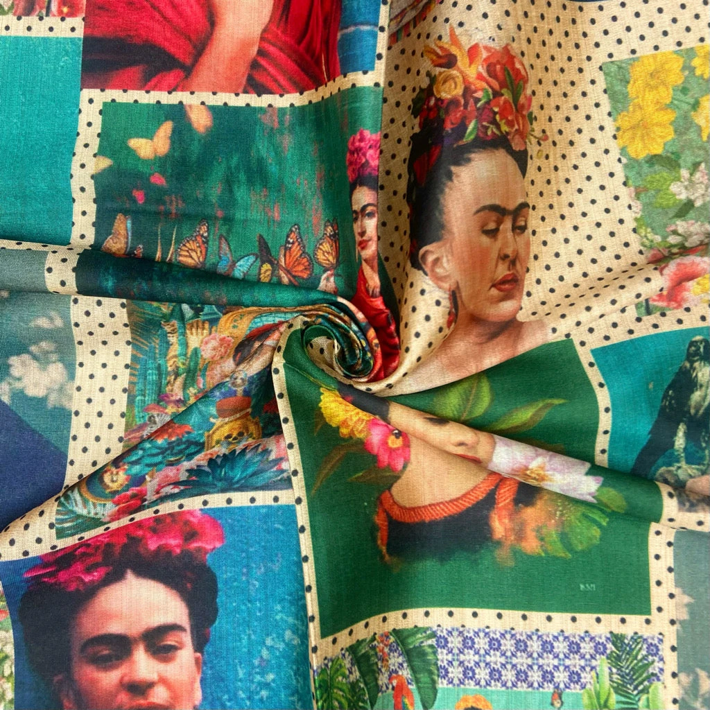 Colourful Muse Faux Silk Fabric 3 Colourful Muse Faux Silk Fabric - Image 3