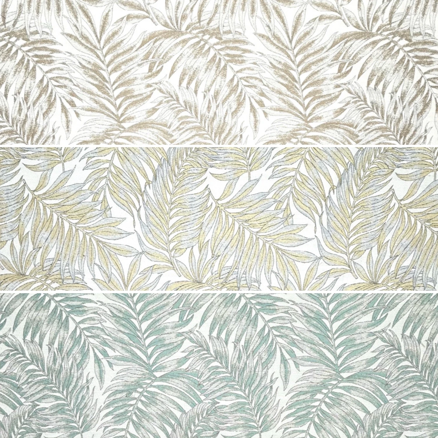 Metallic Leaves Furnishing Fabric 1 Metallic Leaves Furnishing Fabric