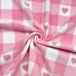 Hearts In Squares Anti Pill Polar Fleece Fabric 9 Hearts In Squares Anti Pill Polar Fleece Fabric -Ernst Fabric Store 4A5770A3 EE53 497C B408 A1DB67914071