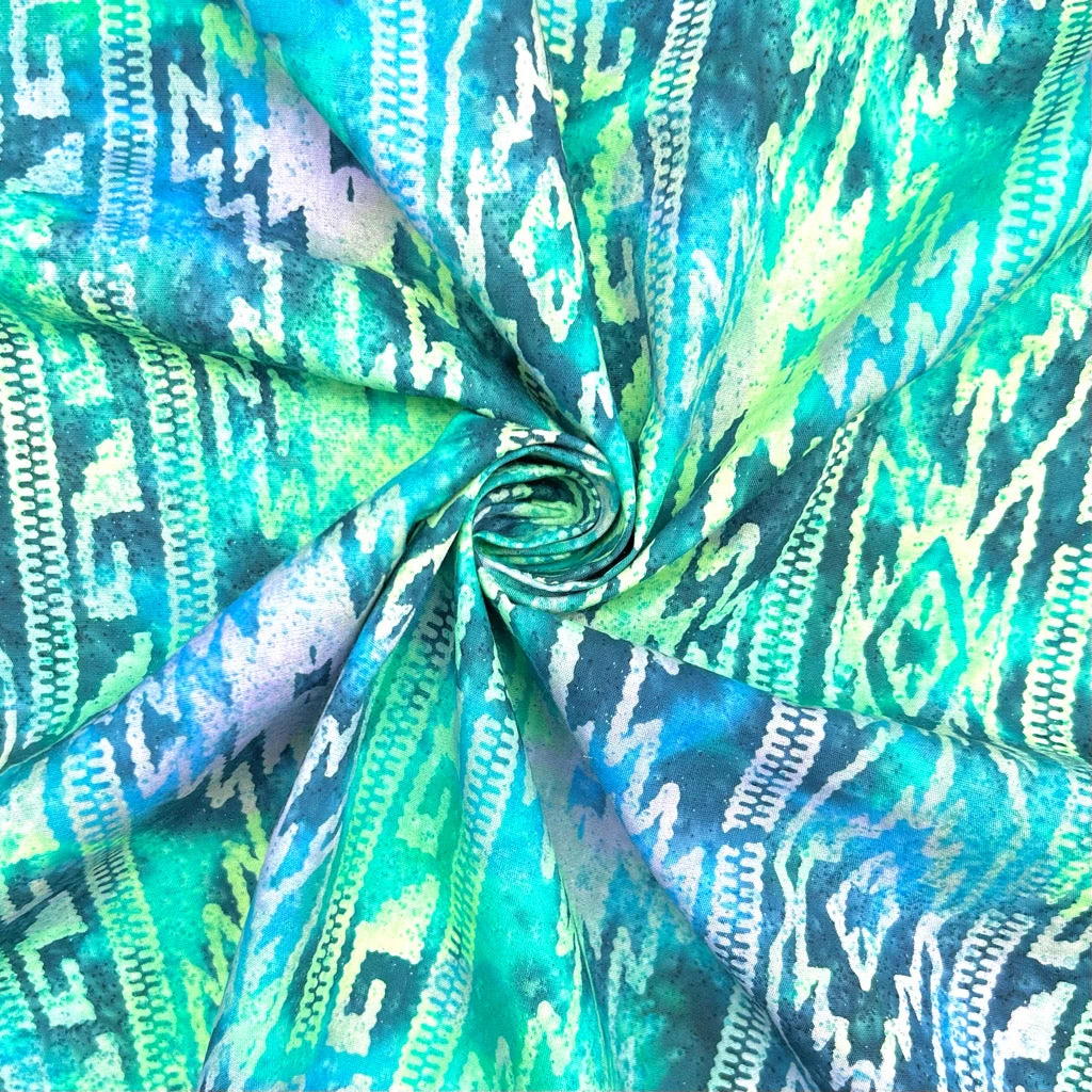 Tidal Flow Cotton Batik Fabric 4 Tidal Flow Cotton Batik Fabric - Image 4
