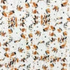 Autumn Leaves Cotton Linen Blend Fabric