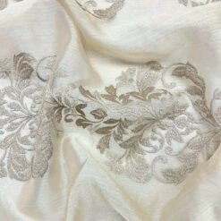 Floral Sheer Embroidery Curtain Voile Fabric -Ernst Fabric Store 4ECD8A8D E524 4975 B3B7 62713DD38210