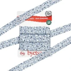 Round Flowers Organic Cotton Bias Binding Tape - 5 Metres -Ernst Fabric Store 4 24dc574f 987b 4378 8ca8 a71269db142f