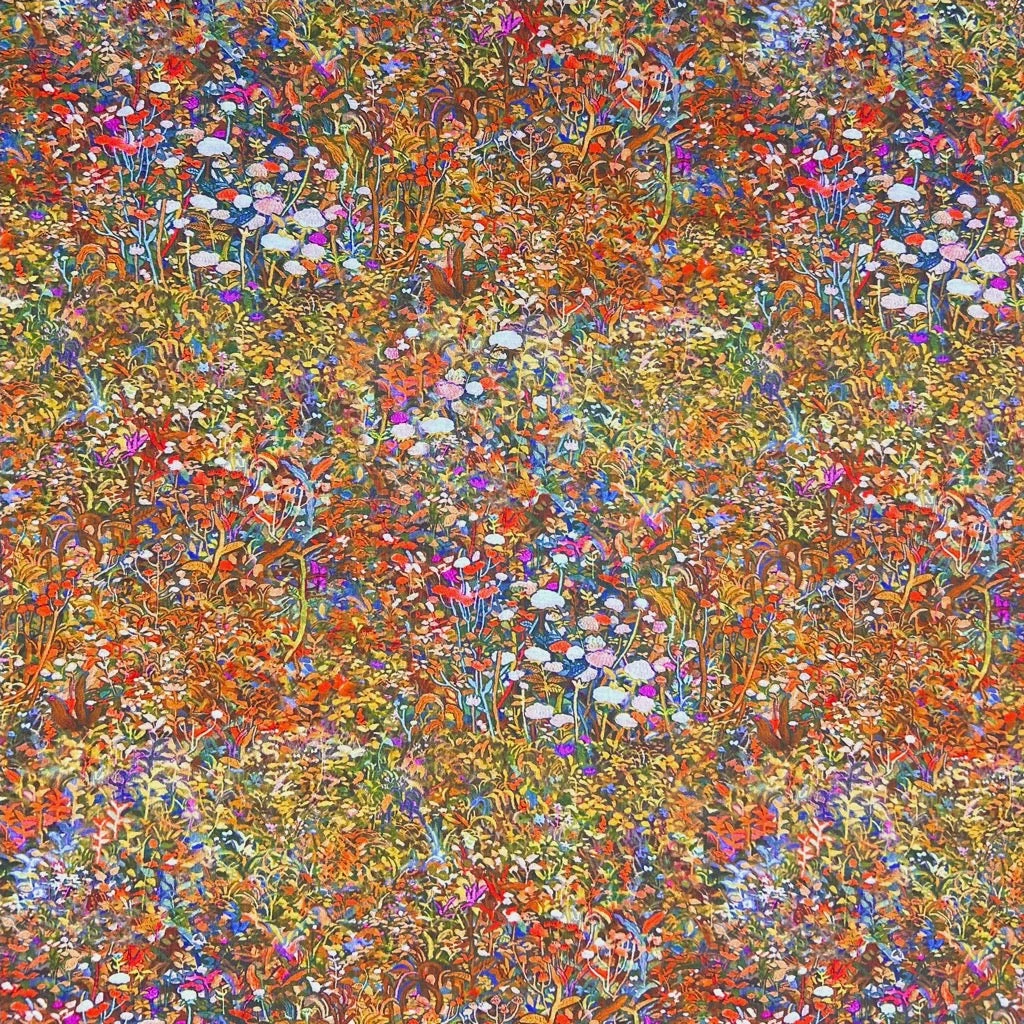 Floral Palette Bamboo Silkette Fabric 5 Floral Palette Bamboo Silkette Fabric - Image 5