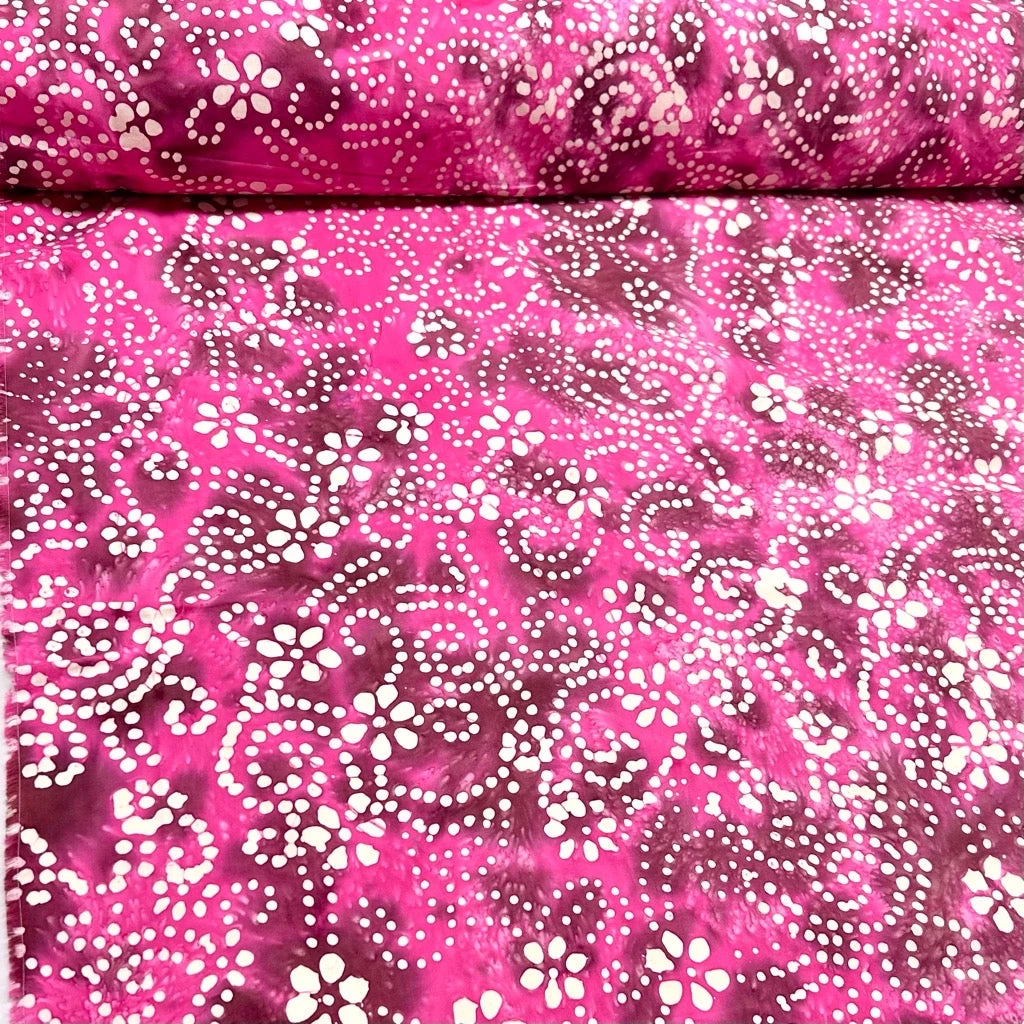 Dotted Delight Cotton Batik Fabric 8 Dotted Delight Cotton Batik Fabric - Image 8