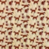 Foxes Flat Double Gauze Fabric