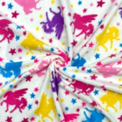 Multicolour Unicorns Anti Pill Polar Fleece Fabric -Ernst Fabric Store 53AA1265 E129 4183 9B6E 0943F3F04AB3