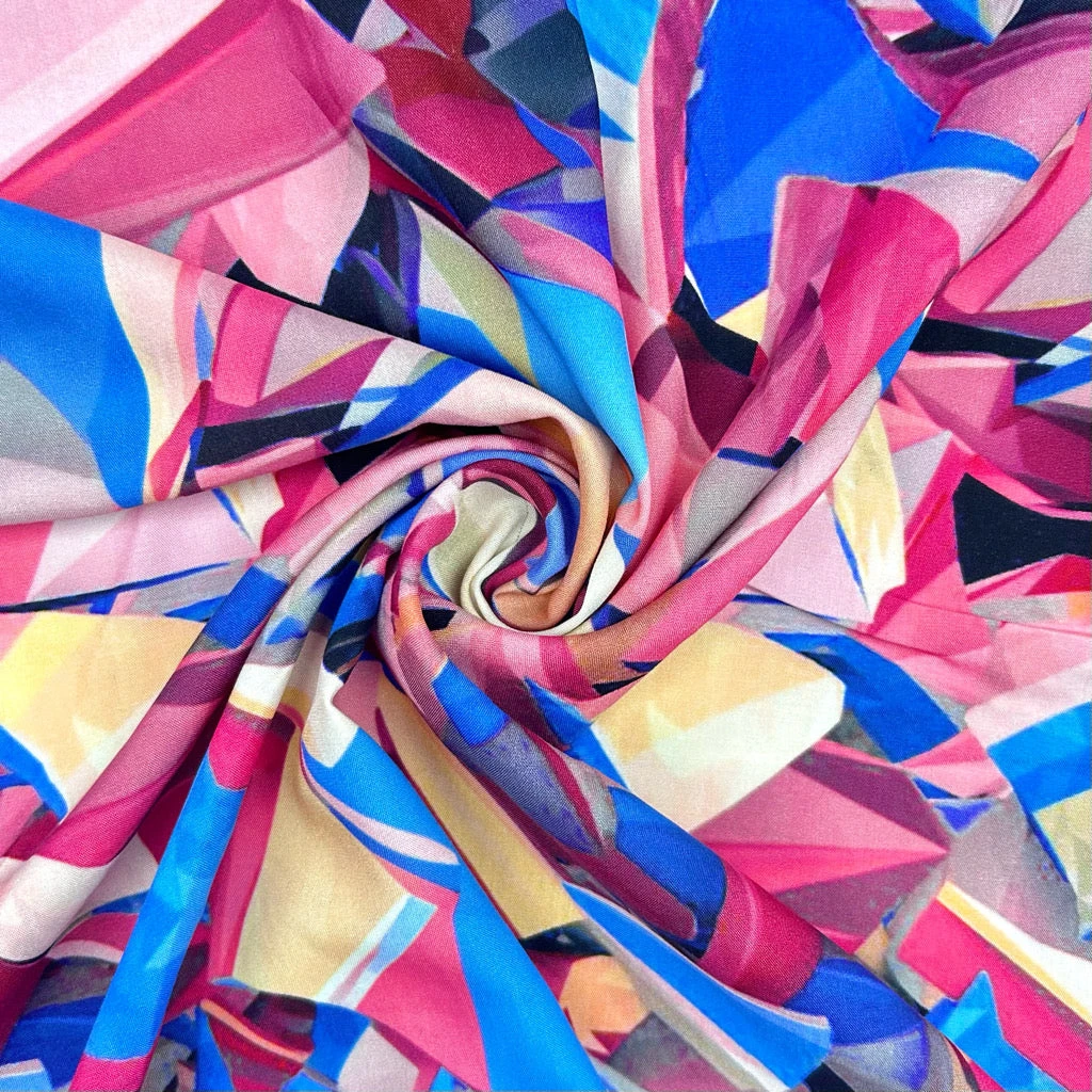 Prism Shards Viscose Poplin Fabric 4 Prism Shards Viscose Poplin Fabric - Image 4