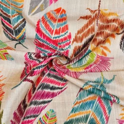 Rainbow Feathers Faux Silk Fabric -Ernst Fabric Store 575CA1B4 AA61 44C7 BF8C F4671EB4321D