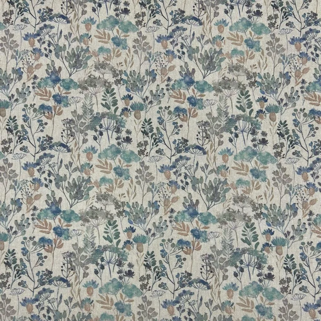 Vintage Gardens Digital Linen Look Polycotton Fabric 3 Vintage Gardens Digital Linen Look Polycotton Fabric - Image 3