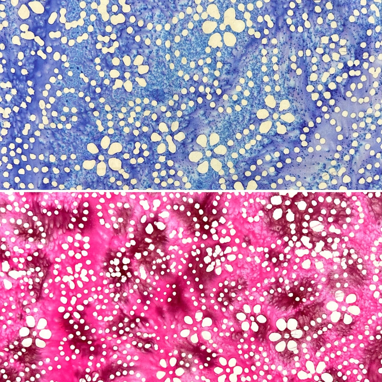 Dotted Delight Cotton Batik Fabric 1 Dotted Delight Cotton Batik Fabric