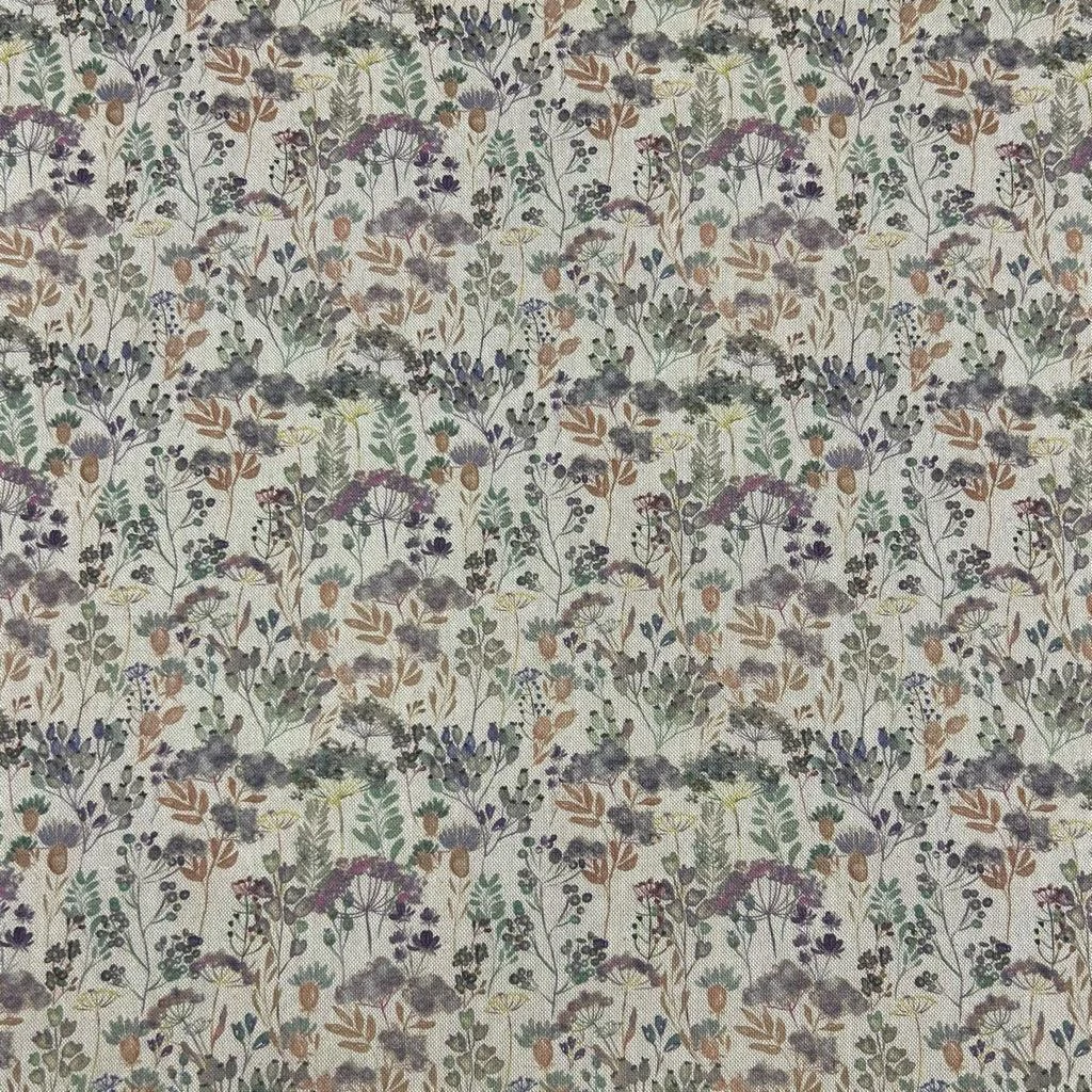 Vintage Gardens Digital Linen Look Polycotton Fabric 5 Vintage Gardens Digital Linen Look Polycotton Fabric - Image 5