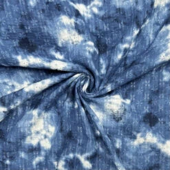 Tie-Dye Floral Embroidered Double Gauze Fabric -Ernst Fabric Store 5B0C9024 AE0A 4F34 80E4 754559FCD38F