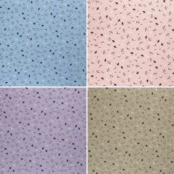 Birds Dreams Bamboo Poplin Fabric