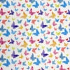 Multicolour Flutter Brushed Cotton Fabric