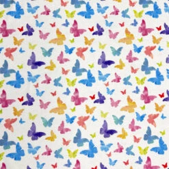 Multicolour Flutter Brushed Cotton Fabric