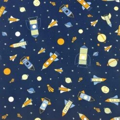 Space Rockets Cotton Jersey Fabric -Ernst Fabric Store 60A4C10C 3498 477D 8E12 553834DD9F37