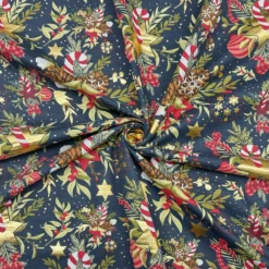 Sparkly Christmas Decor Cotton Jersey Fabric -Ernst Fabric Store 64D5B64F D073 4A65 95E8 280017F34ACB