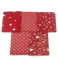 Xmas Red Fat Quarter Christmas Bundle - No.29 5 Xmas Red Fat Quarter Christmas Bundle - No.29 -Ernst Fabric Store 664E777A 4025 4BA2 87D9 F94B4526C8CD