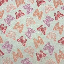 Glitter Butterflies Melange Cotton Jersey Fabric -Ernst Fabric Store 6721082D FC52 44AC ADC7 63BBE8E048D2