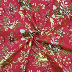 Sparkly Christmas Decor Cotton Jersey Fabric -Ernst Fabric Store 6A97F18E 38D3 41D5 B4E7 BC5209383D86