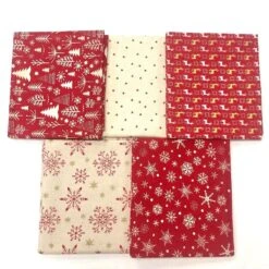 Red/Natural Fat Quarter Christmas Bundle - No.25 5 Red/Natural Fat Quarter Christmas Bundle - No.25 -Ernst Fabric Store 6B2E544F CAF3 4DC4 AB1C EF28562D7F98