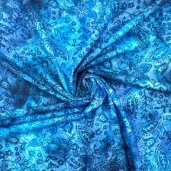 Flower Leaf Garden Cotton Batik Fabric -Ernst Fabric Store 6E09CE01 4F37 46B0 939B AA6C0ED7F852