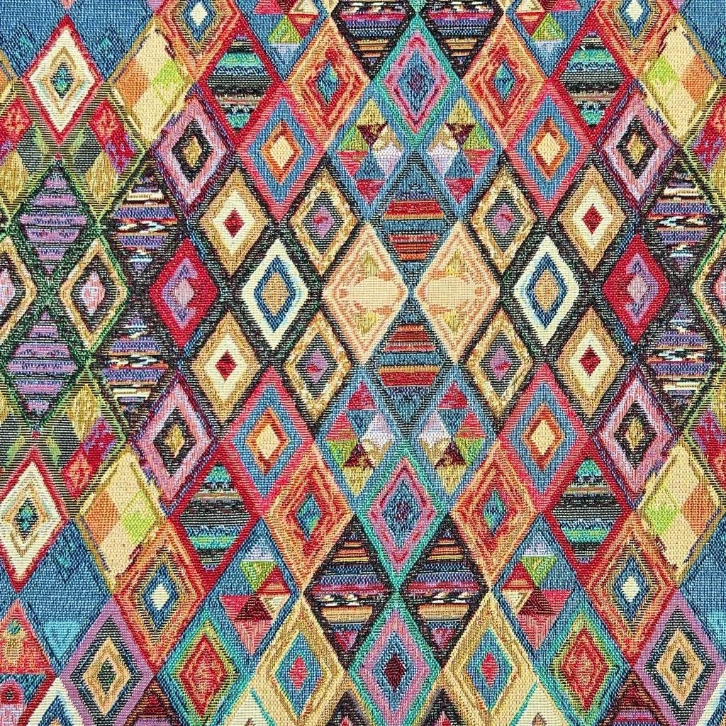 Patterned Tiles Tapestry Fabric 1 Patterned Tiles Tapestry Fabric