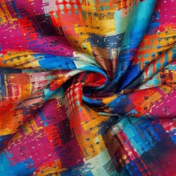 Vibrant Fusion Faux Silk Fabric -Ernst Fabric Store 70ECB65A 1641 49AF 8843 C56D53247E28