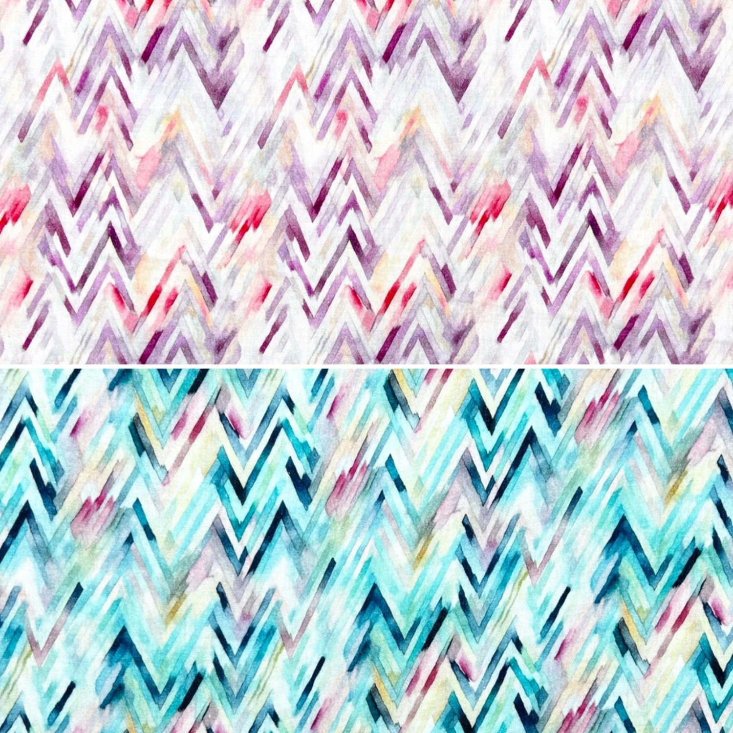 Vibrant Zigzags Double Gauze Fabric 1 Vibrant Zigzags Double Gauze Fabric