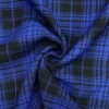 1 Blue And Black Checkered Suiting Fabric