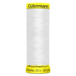 Gutermann Maraflex Elastic Stretch Thread 150m -Ernst Fabric Store 777000 WHT ALT 2384x2384 907a4f83 3547 4ec8 ad7e a740adfb0840