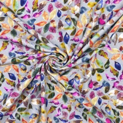 Chroma Leaves Cotton Jersey Fabric -Ernst Fabric Store 77A30605 0958 4951 927E 137C6F4B8B21