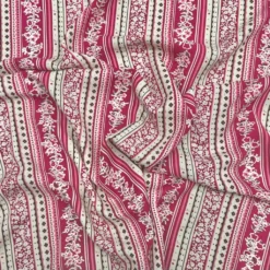 Floral Stripes Viscose Challis Fabric 11 Floral Stripes Viscose Challis Fabric -Ernst Fabric Store 7864E14F 6E98 41D3 A293 3436204C025B