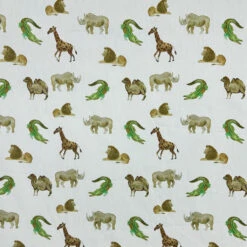 Safari Wonders Cotton Poplin Fabric