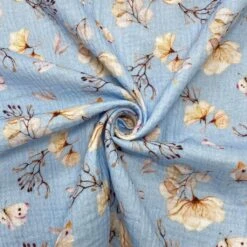 Flowers And Butterflies Double Gauze Fabric -Ernst Fabric Store 7A5ACBA5 1D9B 4D80 B4D7 4D15634EFDA8