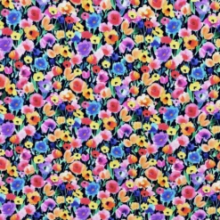 Electric Garden Viscose Challis Fabric -Ernst Fabric Store 7AB540D9 BA45 4036 9FFB F1B80006B5C2