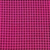 Hot Pink And Black Houndstooth Coating Fabric